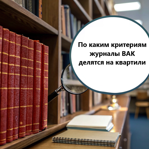 По каким критериям журналы ВАК делятся на квартили